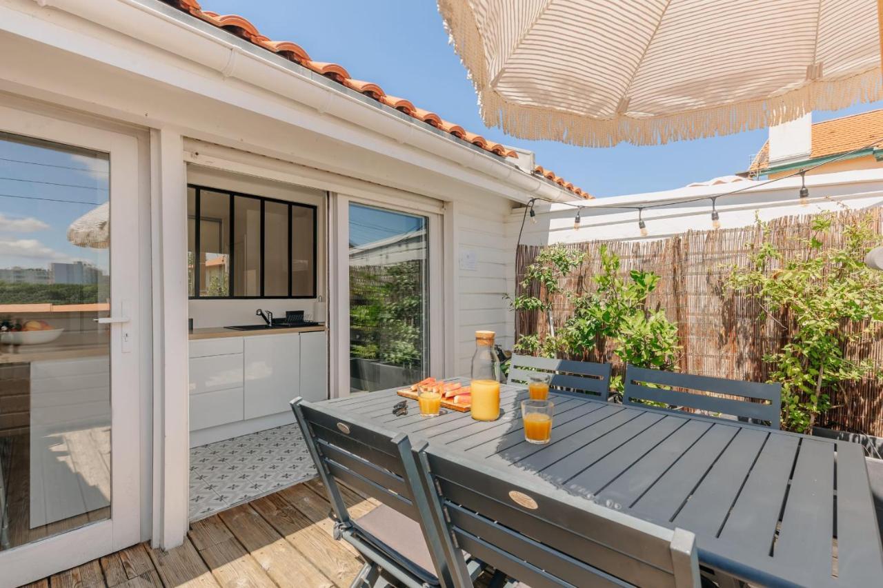 Апартаменты Little Bibi Terrace - Cote Des Basques And Private Garage Биарриц Экстерьер фото