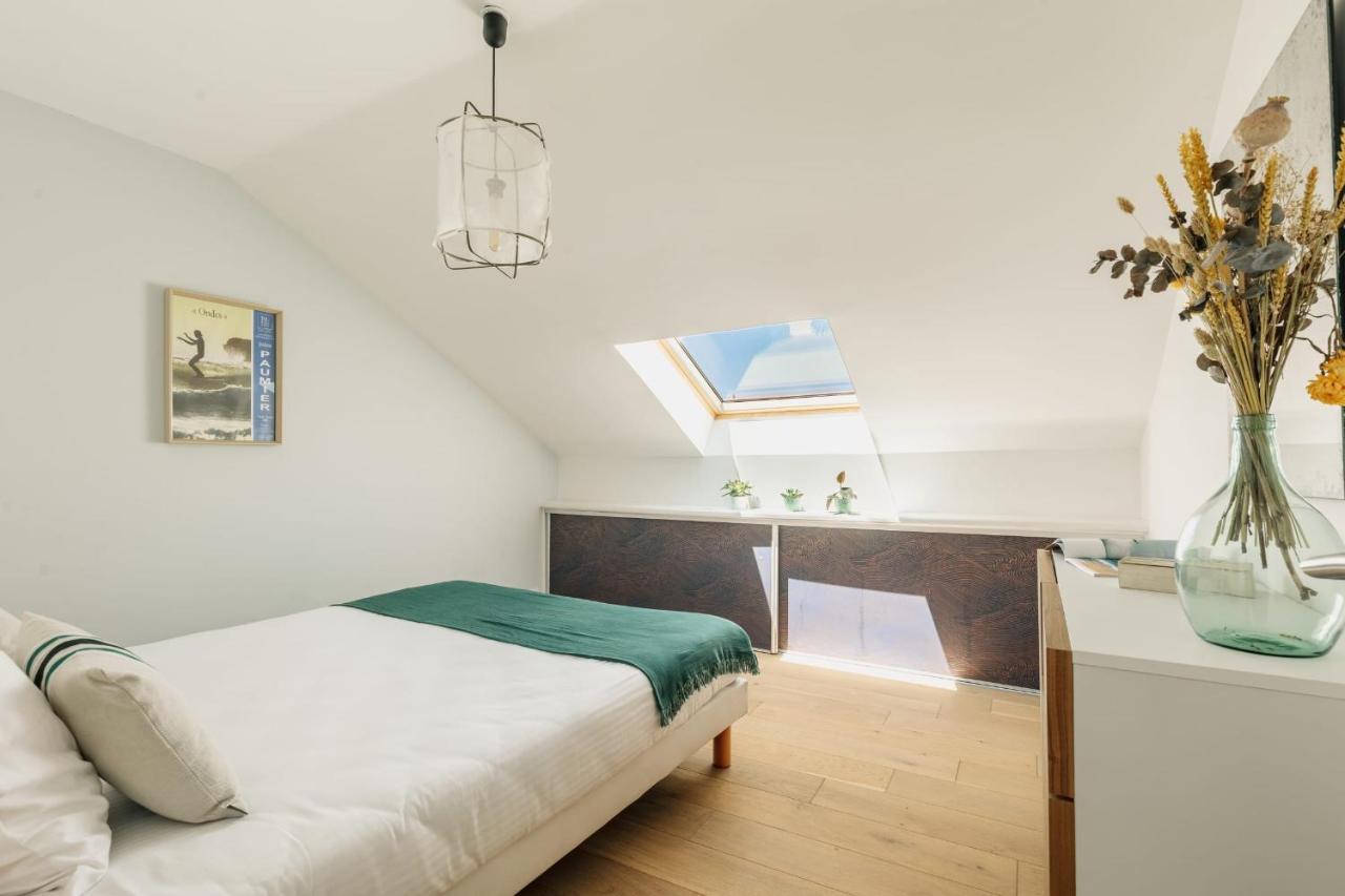 Апартаменты Little Bibi Terrace - Cote Des Basques And Private Garage Биарриц Экстерьер фото